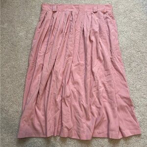 Briggs NY Pink Pleated Skirt with Pockets